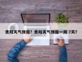 贵阳天气预报？贵阳天气预报一周 7天？