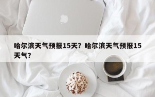 哈尔滨天气预报15天？哈尔滨天气预报15天气？