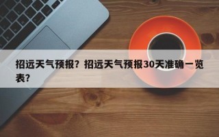 招远天气预报？招远天气预报30天准确一览表？