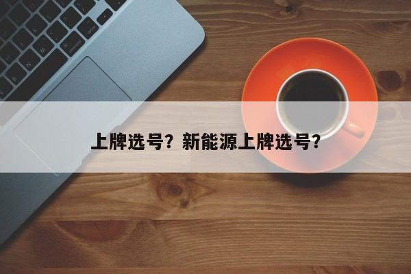 上牌选号？新能源上牌选号？-第1张图片-爱看生活